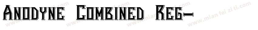 Anodyne Combined Reg字体转换